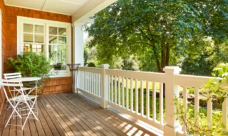 inviting front porch